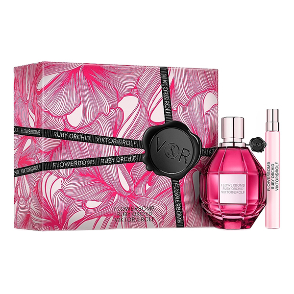 Viktor & Rolf Flowerbomb Ruby Orchid подаръчен комплект с парфюмна вода 100мл и 10мл за жени | monna.bg