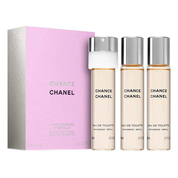 Chanel Chance подаръчен комплект с тоалетна вода 3x20мл за жени | monna.bg