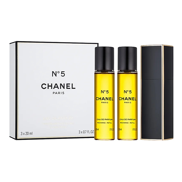 Chanel No. 5 подаръчен комплект с парфюмна вода 3x20мл за жени | monna.bg