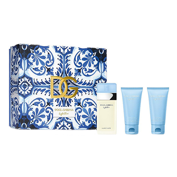 Dolce & Gabbana Light Blue подаръчен комплект с тоалетна вода 50мл и лосион за тяло 50мл за жени | monna.bg