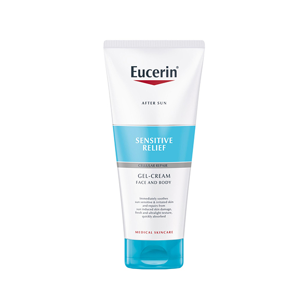 Eucerin After Sun Sensitive Relief успокояващ гел-крем за след слънчеви бани унисекс | monna.bg