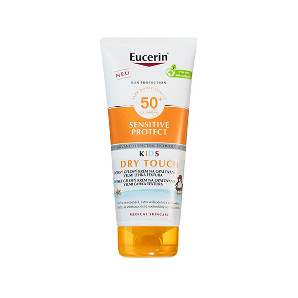 Eucerin Sun Kids Sensitive Protect Dry Touch слънцезащитен продукт spf 50+ за деца | monna.bg