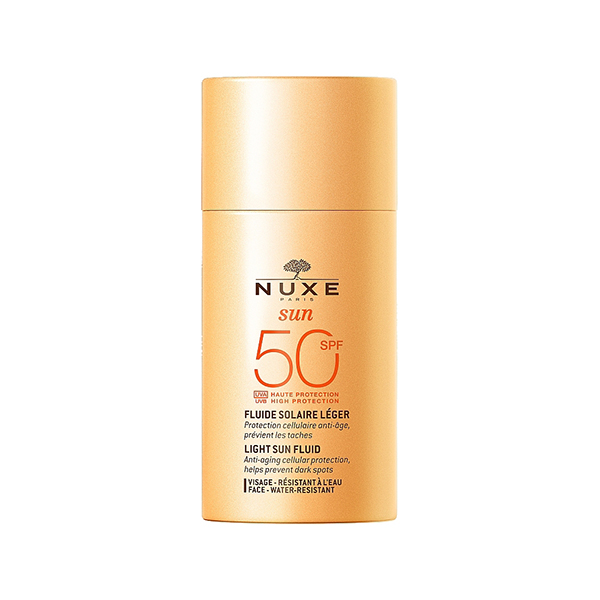 Nuxe Sun слънцезащитен флуид за лице spf 50 унисекс | monna.bg