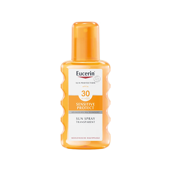 Eucerin Sun Oil Control Dry Touch Transparent Spray слънцезащитен спрей за лице и тяло spf 30 унисекс | monna.bg