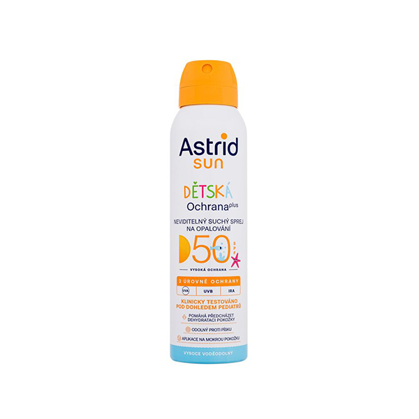 Astrid Sun Kids Dry Spray слънцезащитен спрей spf 50 за деца | monna.bg