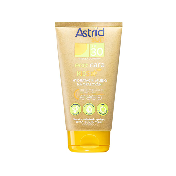 Astrid Sun Kids Eco Care Protection Moisturizing Milk слънцезащитно мляко spf 30 за деца | monna.bg