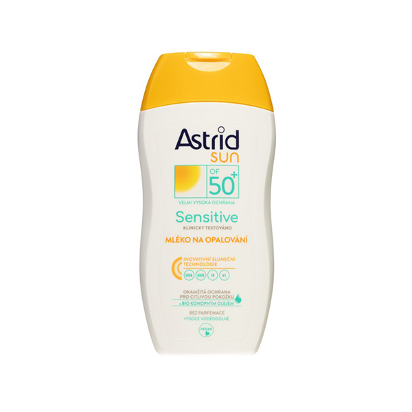 Astrid Sun Sensitive Milk слънцезащитно мляко spf 50 унисекс | monna.bg