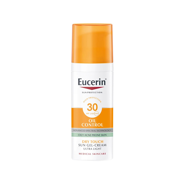 Eucerin Sun Oil Control Sun Gel Dry Touch слънцезащитен гел-крем за лице spf 30 за жени | monna.bg