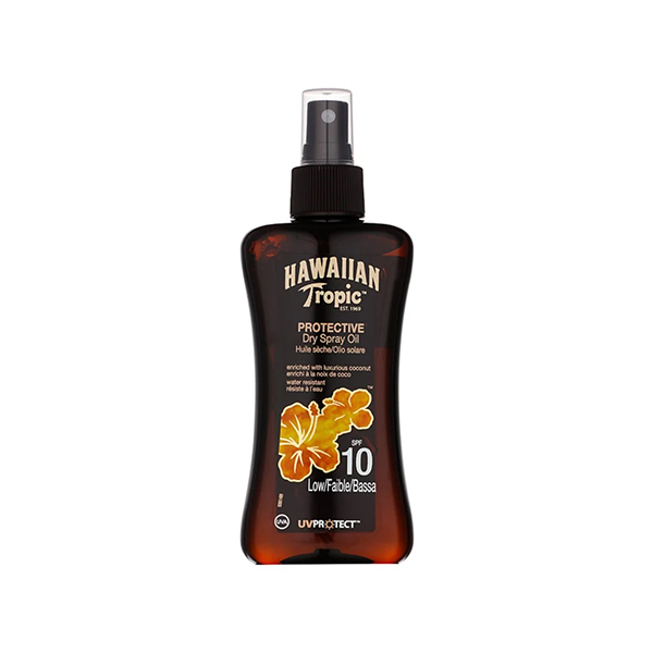 Hawaiian Tropic Protective Dry Spray Oil олио за загар spf 10 унисекс | monna.bg