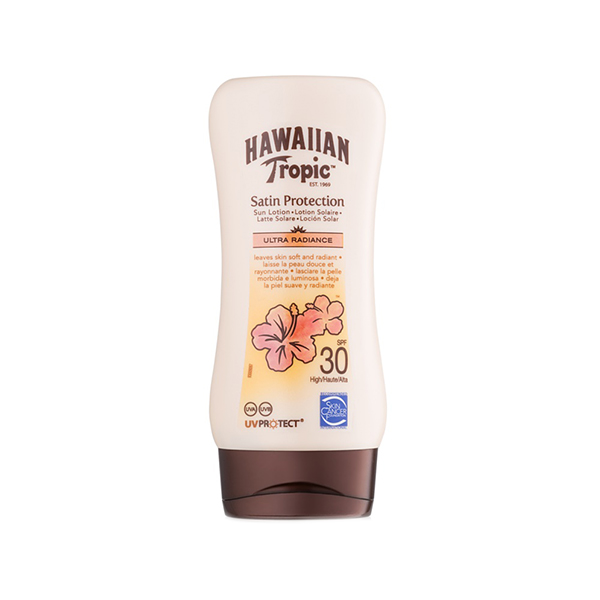 Hawaiian Tropic Satin Protection Ultra Radiance слънцезащитно мляко spf 30 унисекс | monna.bg