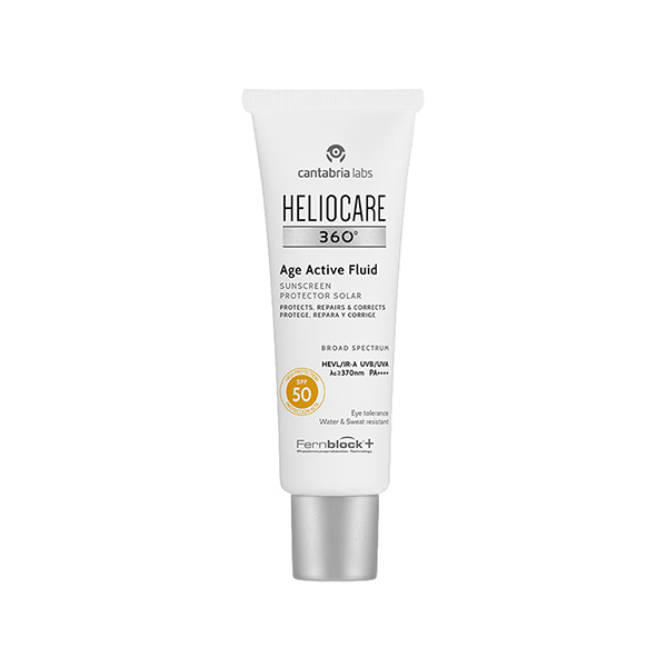 Heliocare 360° Age Active Fluid слънцезащитен флуид за лице spf 50 унисекс | monna.bg