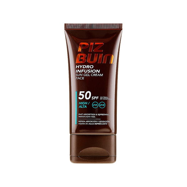 Piz Buin Hydro Infusion слънцезащитен гел-крем за лице spf 50 унисекс | monna.bg