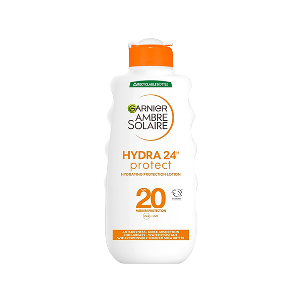 Garnier Ambre Solaire Hydra 24H Protect слънцезащитен лосион spf 20 унисекс | monna.bg