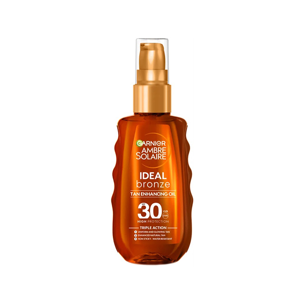 Garnier Ambre Solaire Ideal Bronze олио за загар spf 30 унисекс | monna.bg