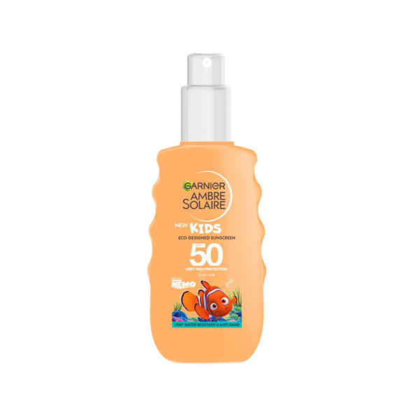 Garnier Ambre Solaire Kids Sun Protection Spray слънцезащитен спрей spf 50 за деца | monna.bg