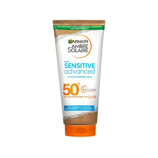 Garnier Ambre Solaire Sensitive Advanced слънцезащитен лосион spf 50 унисекс | monna.bg