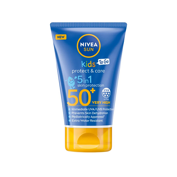 Nivea Sun Kids Protect & Care Sun Lotion 5 in 1 слънцезащитно мляко spf 50 за деца | monna.bg