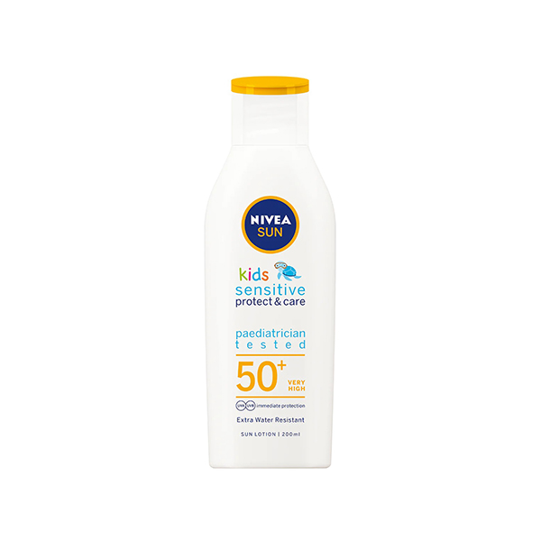 Nivea Sun Kids Protect & Sensitive слънцезащитно мляко spf 50 за деца | monna.bg