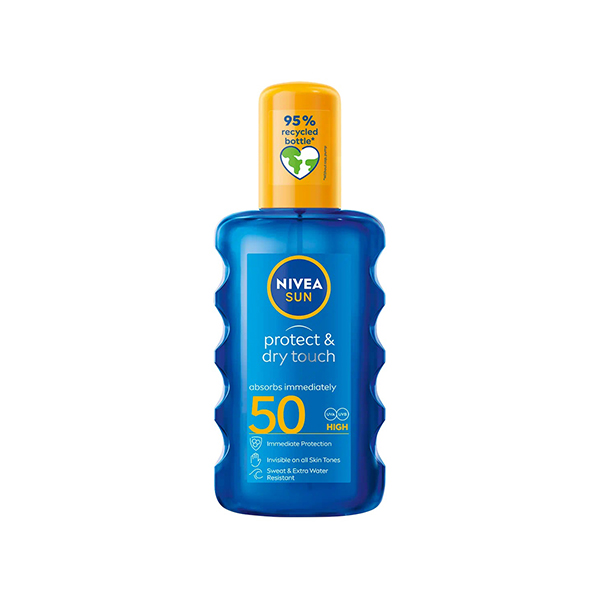 Nivea Sun Protect & Dry Touch слънцезащитен спрей spf 50 унисекс | monna.bg