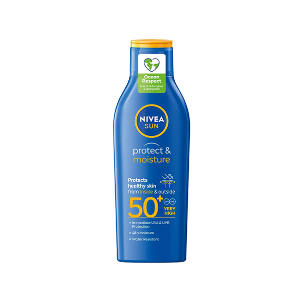 Nivea Sun Protect & Moisture слънцезащитно мляко spf 50 унисекс | monna.bg