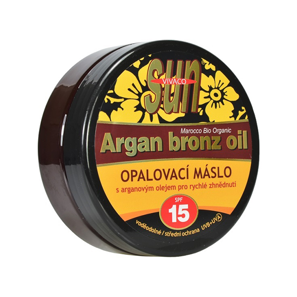 Vivaco Sun Argan Bronz Oil Tanning Butter слънцезащитно масло spf 15 унисекс | monna.bg