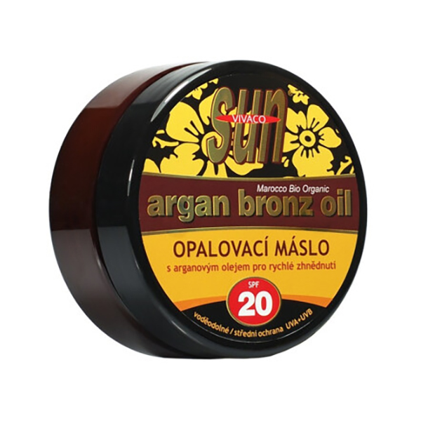 Vivaco Sun Argan Bronz Oil Tanning Butter слънцезащитно масло spf 20 унисекс | monna.bg