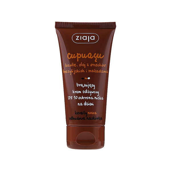 Ziaja Cupuacu Bronzing Nourishing Cream автобронзиращ крем за лице spf 10 за жени | monna.bg