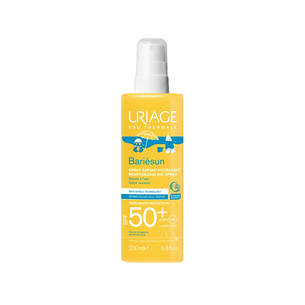 Uriage Bariesun Moisturizing Kid Spray слънцезащитен спрей за лице и тяло spf 50+ за деца | monna.bg