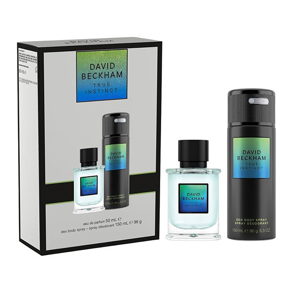 David Beckham True Instinct подаръчен комплект с парфюмна вода 50мл и дезодорант 150мл за мъже | monna.bg