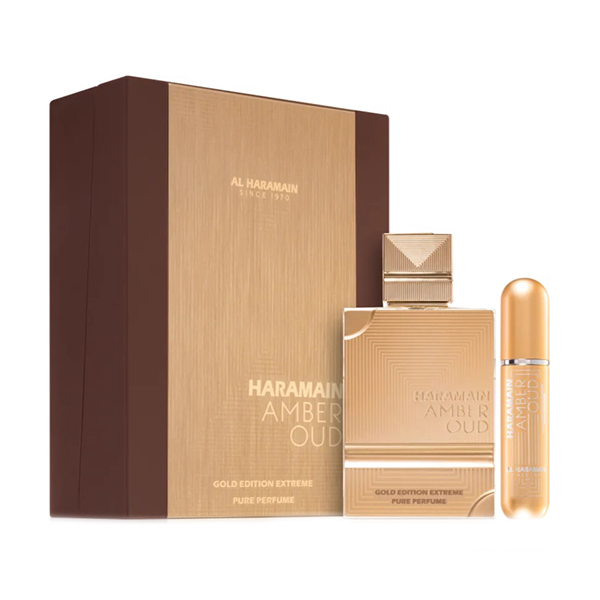 Al Haramain Perfumes Amber Oud Extreme Gold Edition подаръчен комплект с парфюм 60мл унисекс | monna.bg