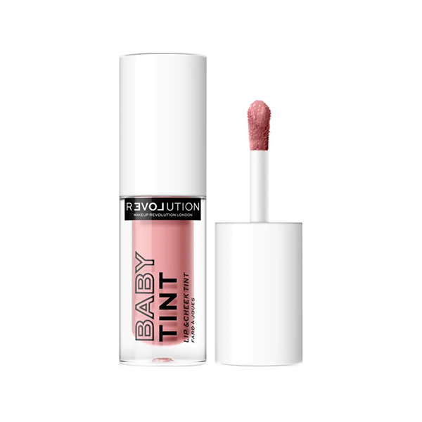 Revolution Relove Baby Tint Lip & Cheek Lipstick течно червило и руж 2в1 за жени | monna.bg