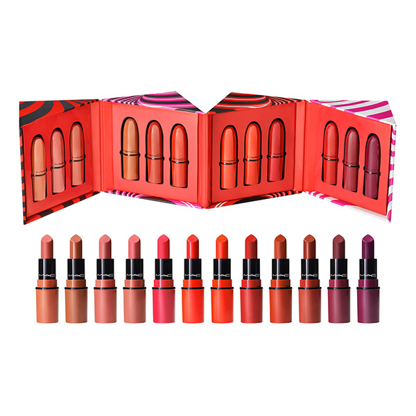 MAC Hypnotizing Holiday the Ultimate Trick Mini Lipstick Set комплект червила за устни за жени | monna.bg