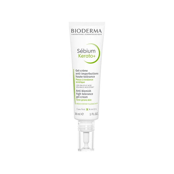 BIODERMA Sebium Kerato+ Anti-Blemish High Tolerance гел-крем против несъвършенства за жени | monna.bg