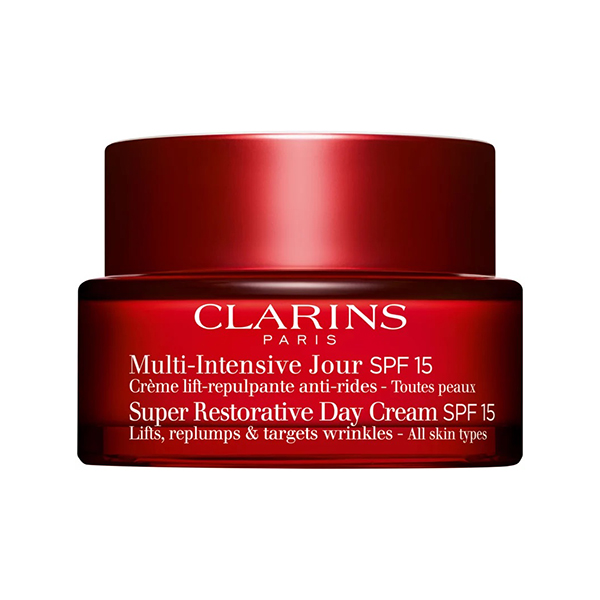 Clarins Super Restorative Day Cream SPF 15 дневен крем против бръчки за всеки тип кожа за жени | monna.bg