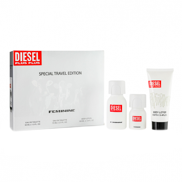 Diesel Plus Plus Feminine подаръчен комплект с тоалетна вода 75мл за жени | monna.bg