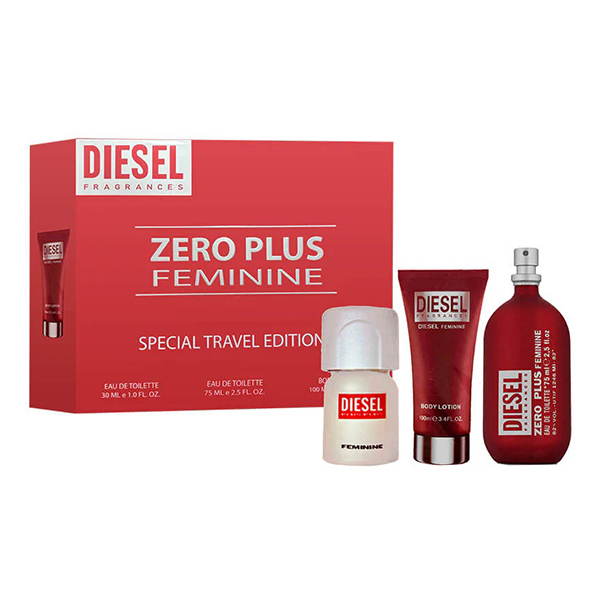 Diesel Zero Plus Feminine подаръчен комплект с тоалетна вода 75мл за жени | monna.bg