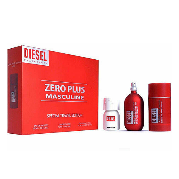 Diesel Zero Plus Masculine подаръчен комплект с тоалетна вода 75мл за мъже | monna.bg