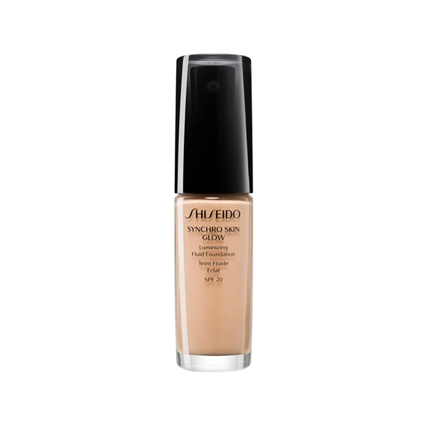 Shiseido Synchro Skin Glow Luminizing Fluid Foundation SPF20 озаряващ фон дьо тен за жени | monna.bg