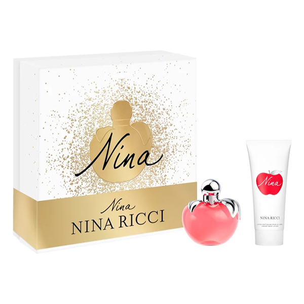 Nina Ricci Nina подаръчен комплект с тоалетна вода 50мл и лосион за тяло 75мл за жени | monna.bg