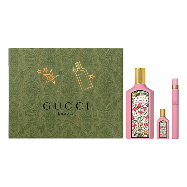 Gucci Flora Gorgeous Gardenia подаръчен комплект с парфюмна вода 100мл и 10мл за жени | monna.bg