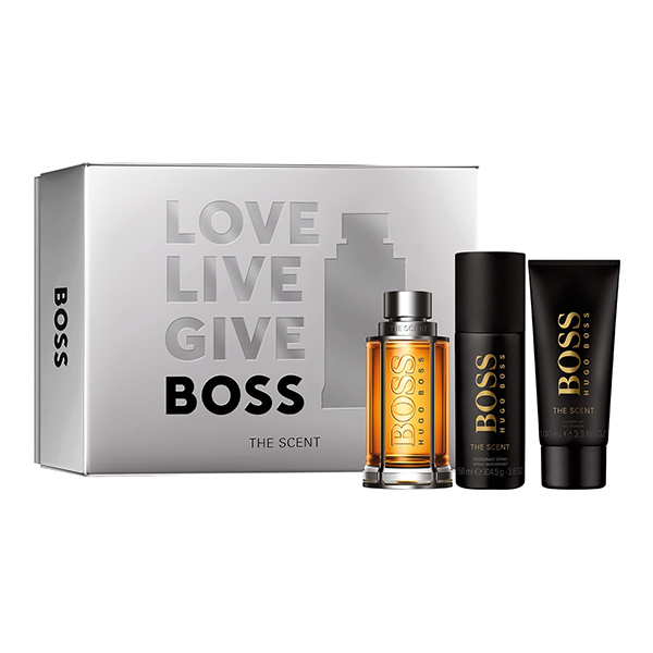 Hugo Boss The Scent подаръчен комплект с тоалетна вода 100мл и дезодорант 150мл за мъже | monna.bg