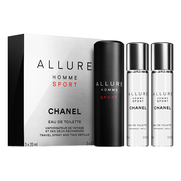 Chanel Allure Homme Sport Set подаръчен комплект тоалетна вода 3х20мл за мъже | monna.bg