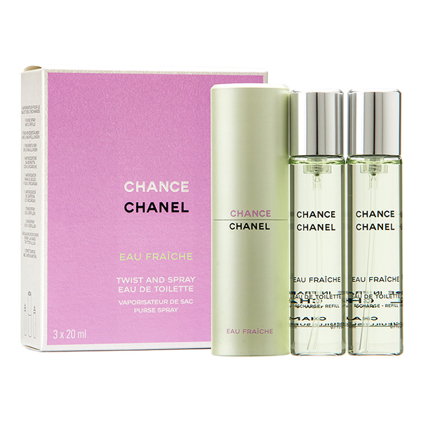 Chanel Chance Eau Fraiche подаръчен комплект с тоалетна вода 3x20мл за жени | monna.bg