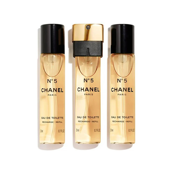 Chanel No. 5 Refill подаръчен комплект с тоалетна вода 3x20мл за жени | monna.bg