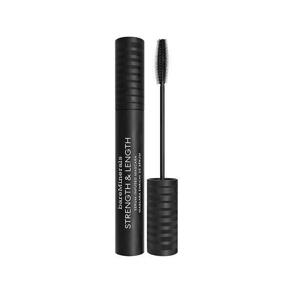 BareMinerals Strenght & Lenght Serum-Infused Mascara спирала за удължаване и обем на мигли за жени | monna.bg