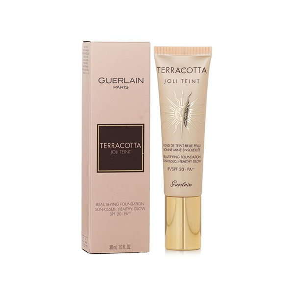 Guerlain Terracotta Joli Teint Beautifying Foundation озаряващ фон дьо тен за естествен вид spf 20 за жени | monna.bg