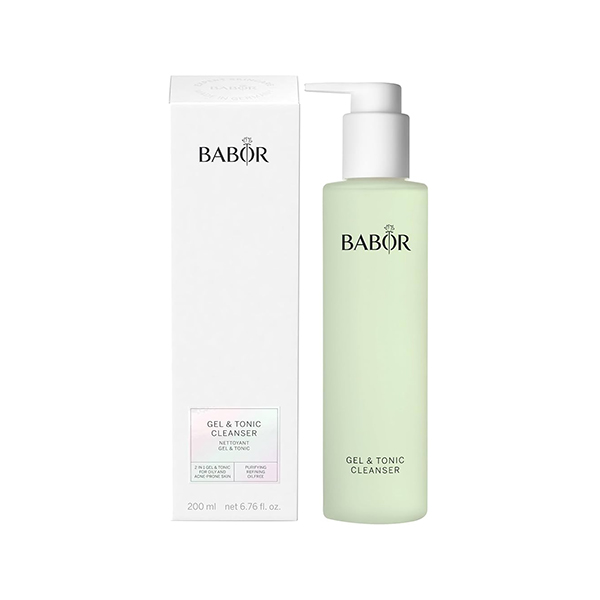 Babor  Cleansing 2 in 1 Gel & Tonic Cleanser For Oily And Acne-Prone Skin  почистващ гел за лице за жени | monna.bg