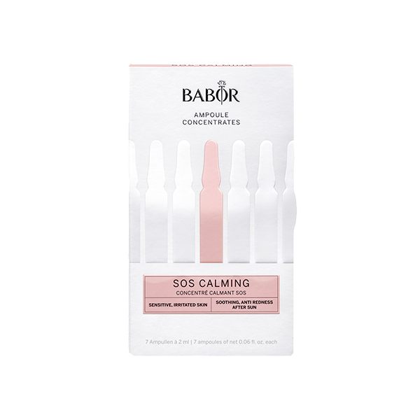 Babor SOS Calming Ampoule Concentrates 7x2ml/Sensitive & Irritated Skin комплект от 7x2 мл концентриран серум за подхранване и хидратация за жени | monna.bg