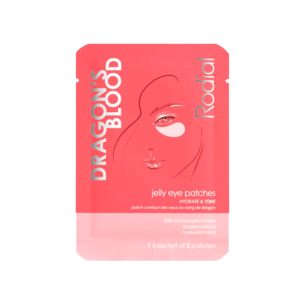 Rodial Dragon's Blood Jelly Eye Mask Patches хидрогелова маска за зоната около очите за хидратиране и изпъване на кожата за жени | monna.bg