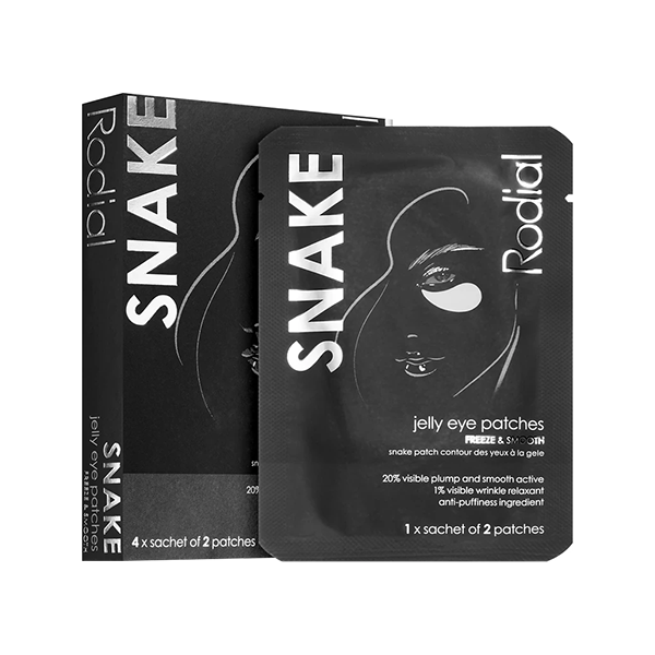 Rodial Snake Jelly Eye Patches Box комплект 4х3 гр. хидрогелова маска за зоната около очите за повдигане и против тъмни кръгове  за жени | monna.bg